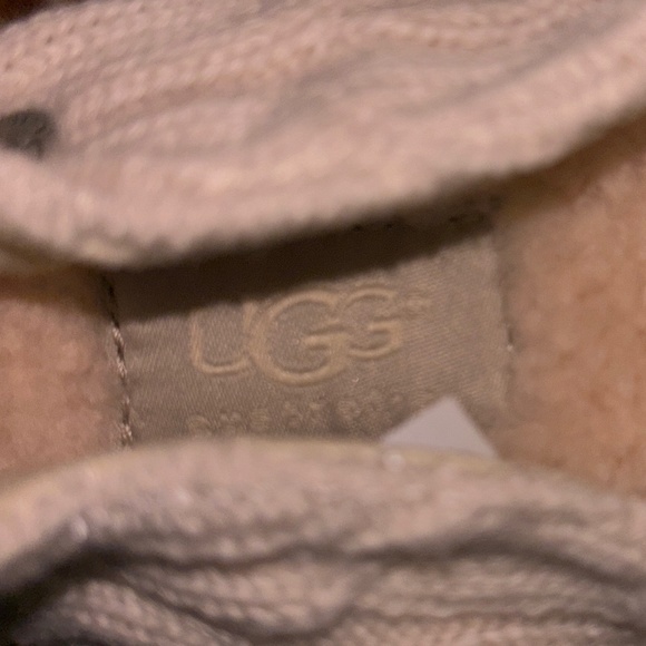 NWT UGG Lamb Fur Accent Ballerina Slippers - Picture 4 of 7